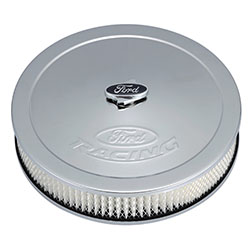 AIR CLEANER KIT: CHROME, FORD RACING EMBLEM