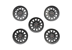 BRONCO 17" X 8.5" METHOD WHEEL + CENTER CAP - BLACK