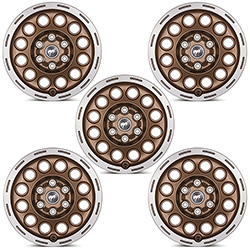 2021-2024 BRONCO 17" X 8.0" WHEEL KIT -SINISTER BRONZE