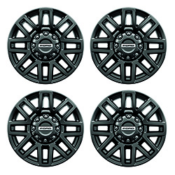 SUPER DUTY 20" X 8" PREMIUM BLACK PAINTED ALUMINUM WHEEL