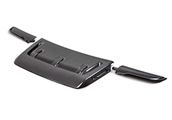 F-150 RAPTOR CARBON FIBER HOOD VENT & TRIM - GLOSS