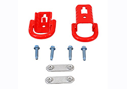 F-150 TOW HOOKS-PAIR-RED