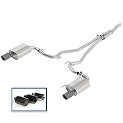 2015-2023 MUSTANG 2.3L ECOBOOST CAT-BACK EXTREME EXHAUST SYSTEM WITH CARBON FIBER TIPS