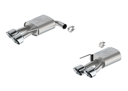 MUSTANG 5.0L SPORT NON-ACTIVE AXLE-BACK W/VALANCE- CHROME TIP