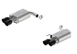 MUSTANG 5.0L TOURING NON-ACTIVE AXLE-BACK W/ GT VALANCE - BLACK TIP