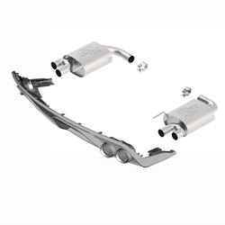 2015-2017 MUSTANG 2.3L ECOBOOST TOURING MUFFLER KIT WITH GT350 EXHAUST TIPS AND LOWER VALANCE