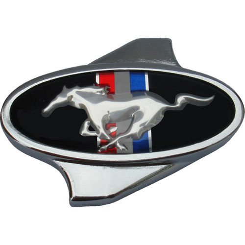 CHROME AIR CLEANER NUT: MUSTANG LOGO