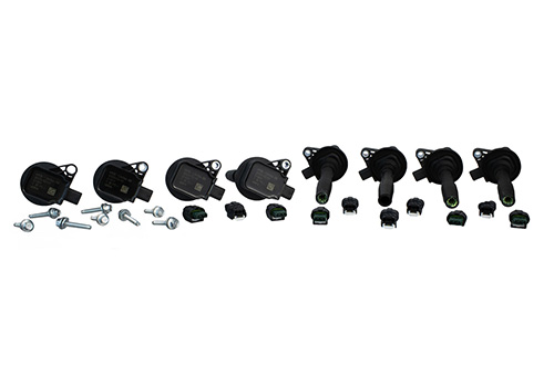 LATE 5.0L COYOTE ENGINE IGNITION COIL SET (8)