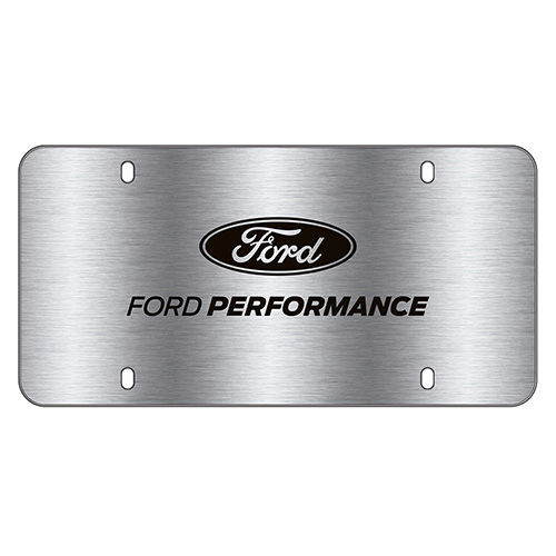 FORD PERFORMANCE STAINLESS STEEL MARQUE PLATE