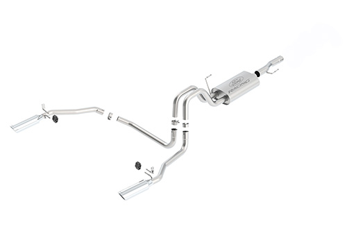 2011-2014 F-150 5.0L COYOTE CAT-BACK REAR EXIT SPORT EXHAUST SYSTEM - 145" WB