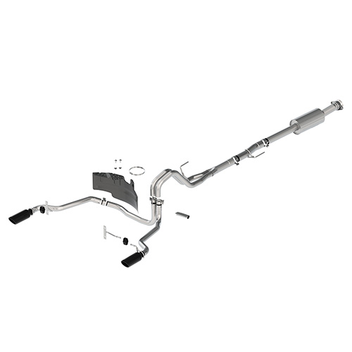 2021-2024 F-150 EXTREME EXHAUST - BLACK - REAR EXIT