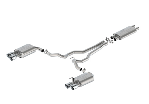 2024 MUSTANG 5.0L TOURING NON-ACTIVE W/GT VALANCE - CHROME TIP